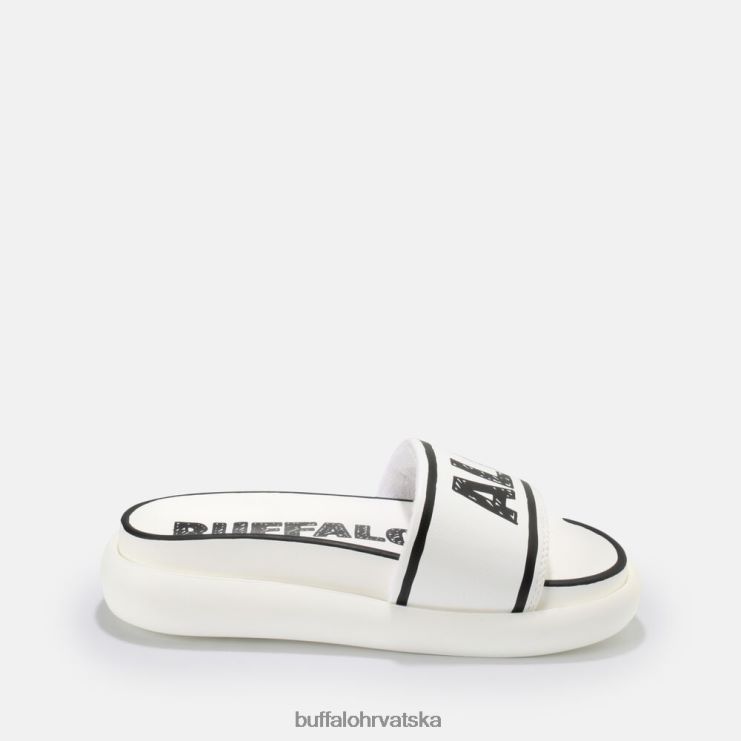 bijelo crno Buffalo rey slide vegan |slajdova TDD6T874